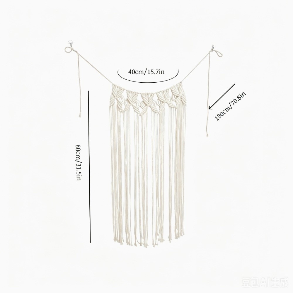 Ethnic Fashion Designers - Fashion Bohemian Netted Fringe Waistband Decorative