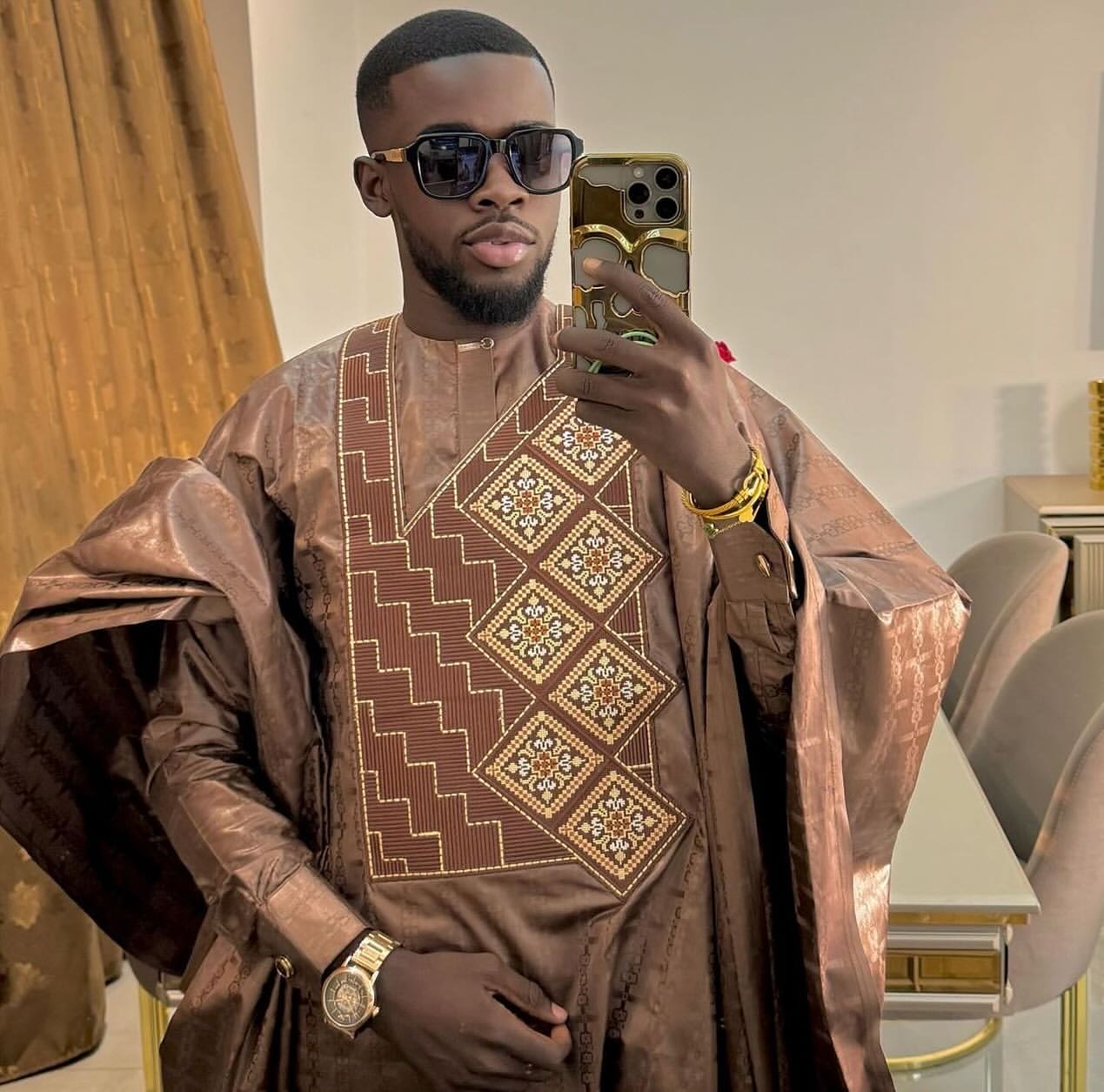 Dashiki Shirt Men - African Clothing For Men Traditional Bazin