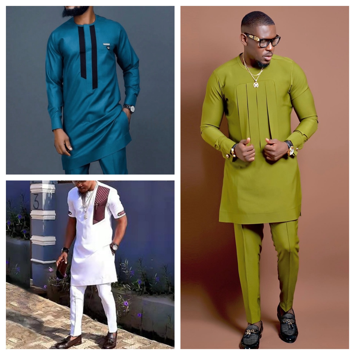 Dashiki Shirt Men - 2024African Clothes for Men 2 Pcs