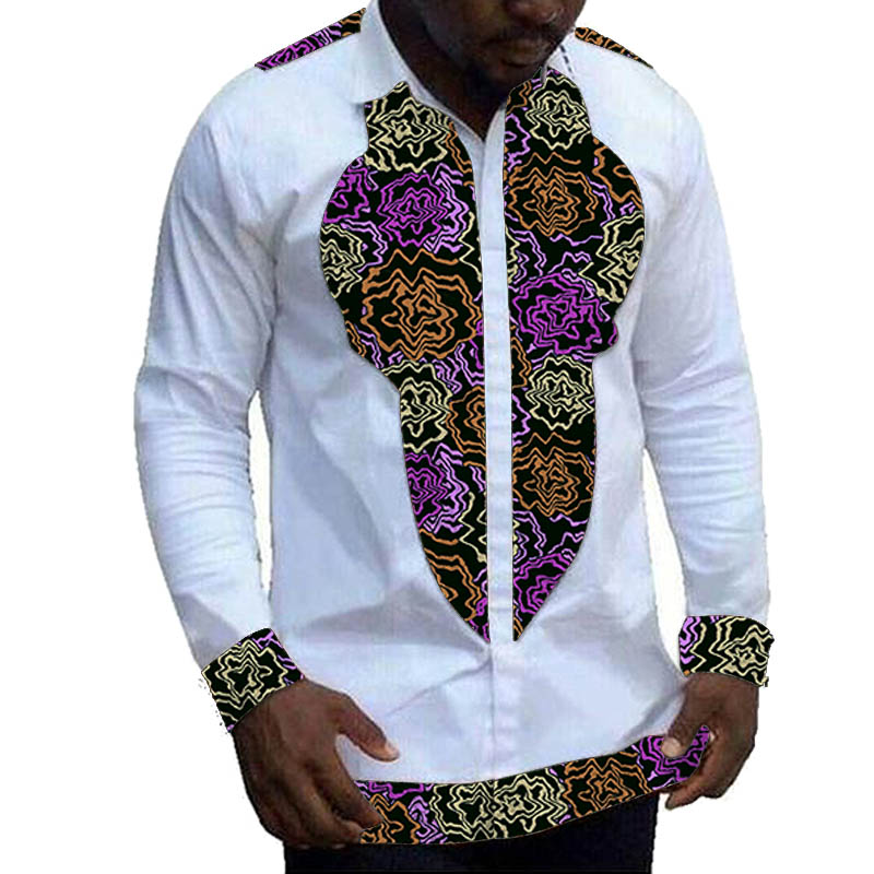 Nigerian Fashion White Men's S - Dashiki Shirt Men 评论和价格