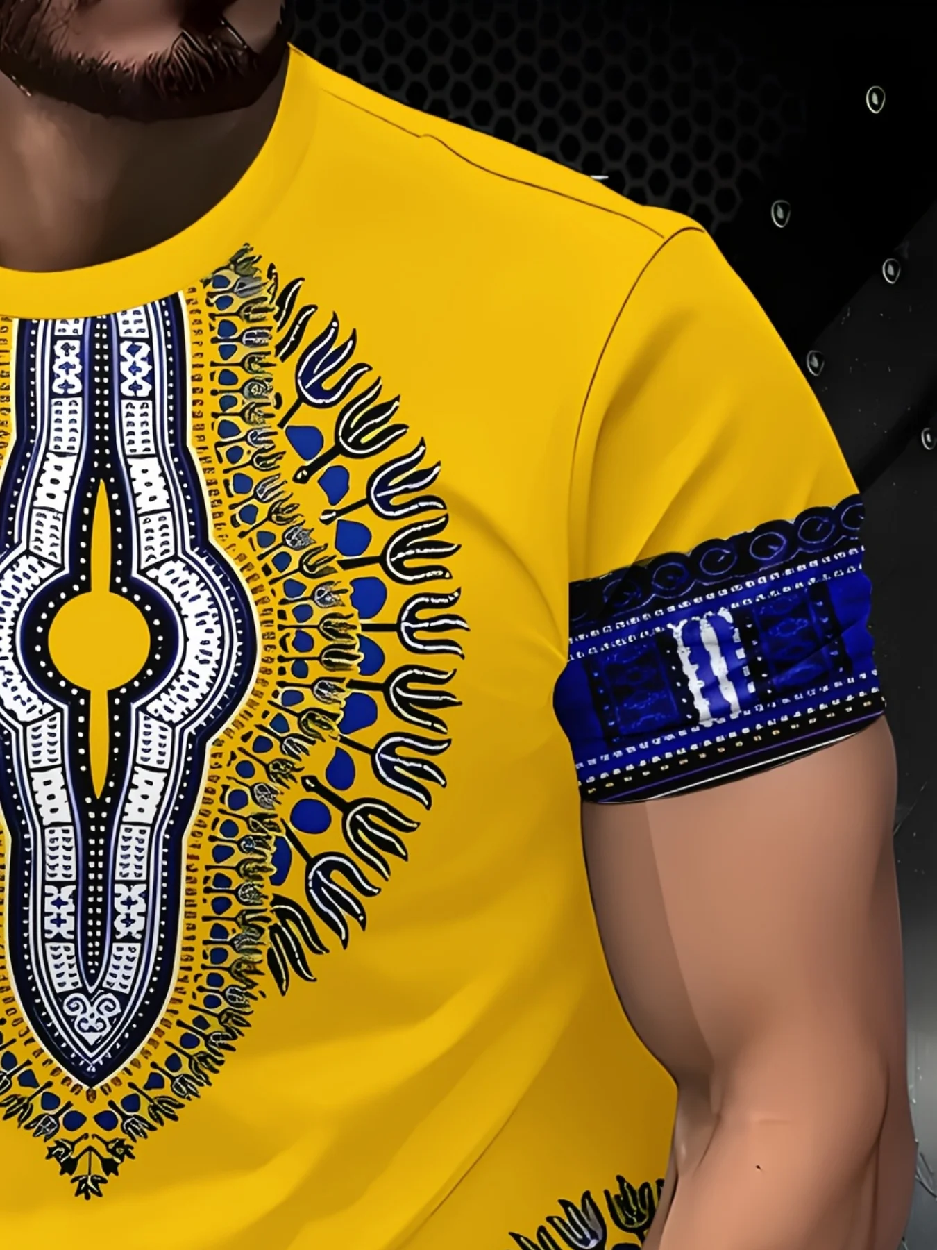 Vintage Men's African Dashiki  - Dashiki Shirt Men 评论和价格