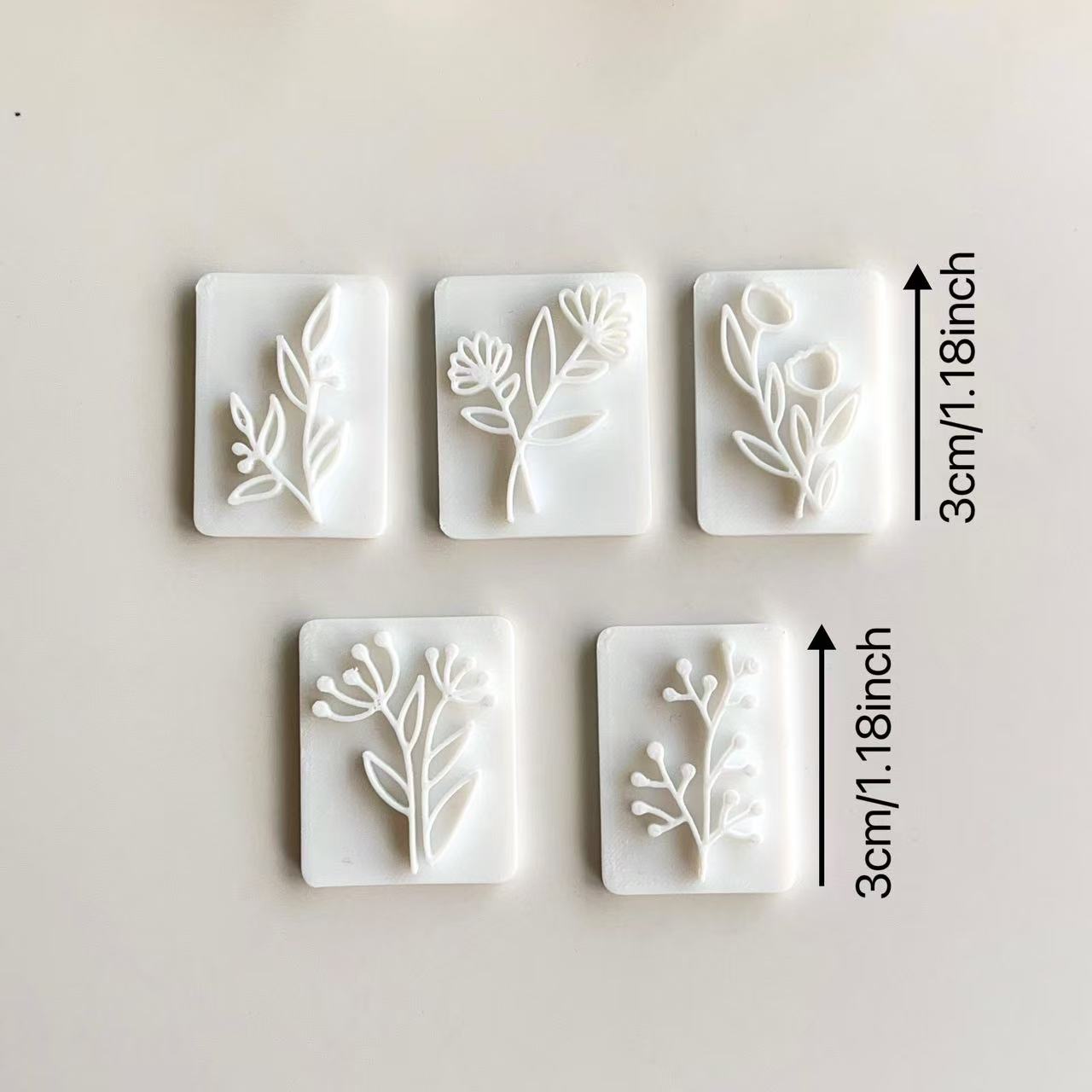 Botanical Leaf Polymer Clay St - Ethnic Fashion Jewellery 评论和价格