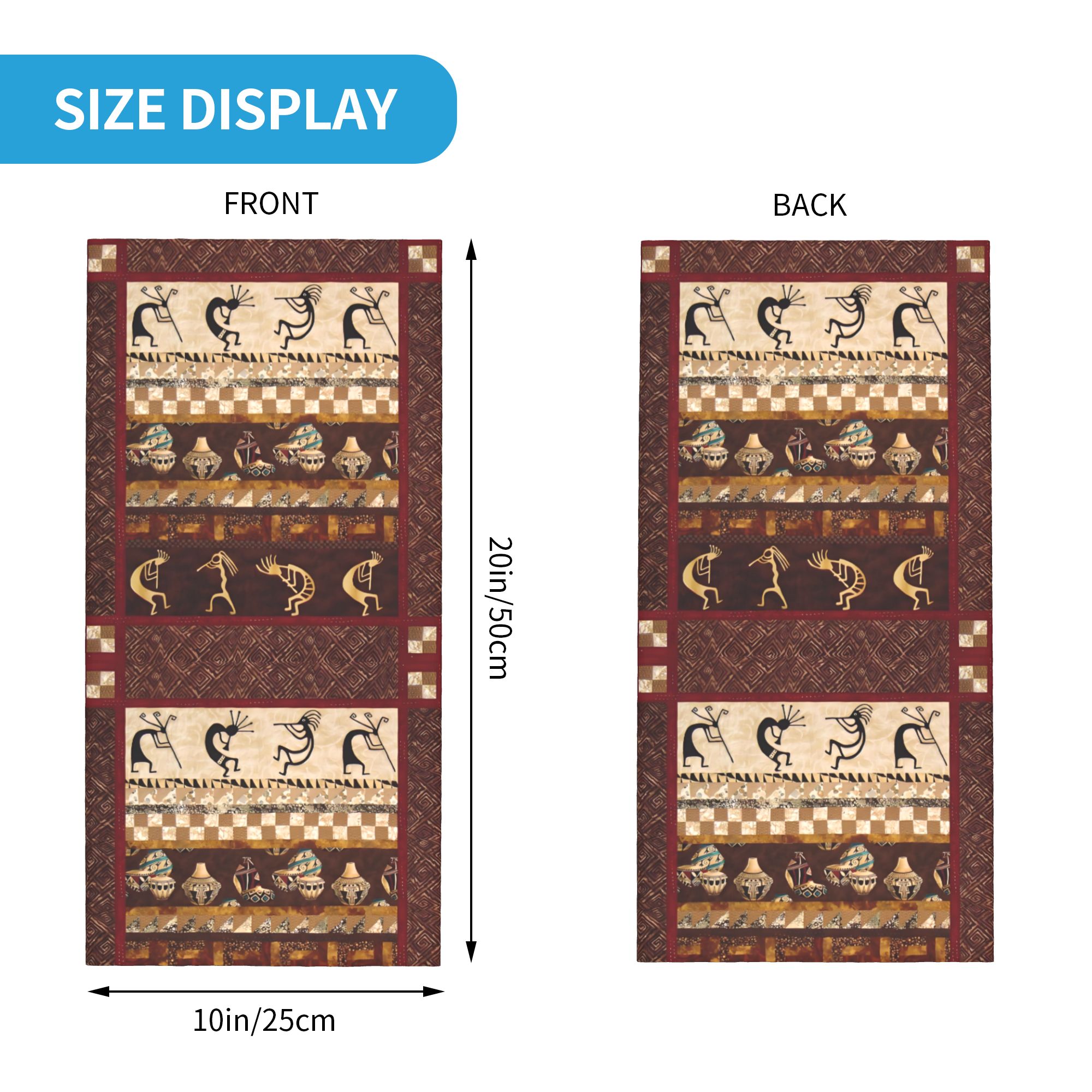 Custom Kokopelli Winter Headba - Ethnic Fashion Designers 评论和价格