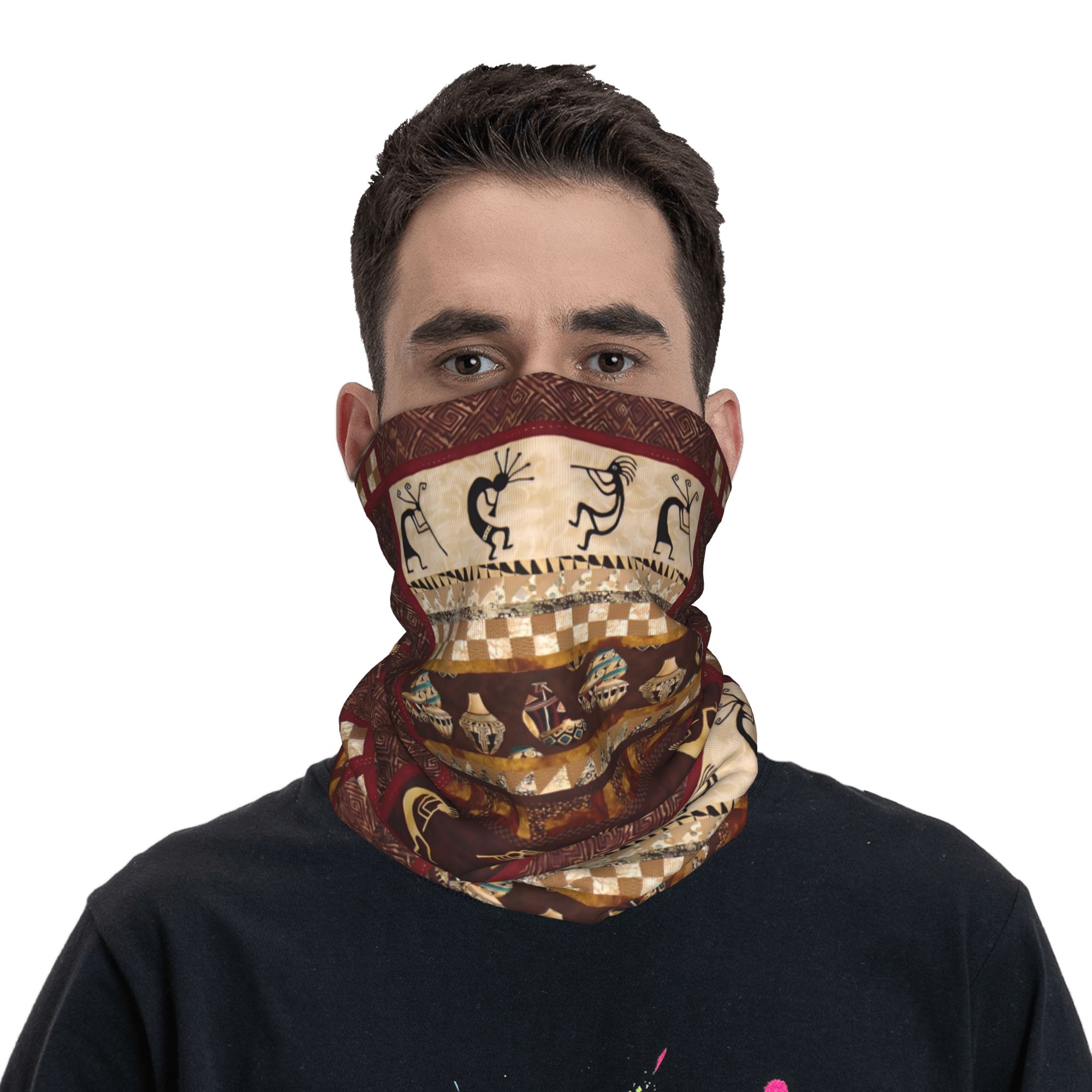 Custom Kokopelli Winter Headba - Ethnic Fashion Designers 评论和价格