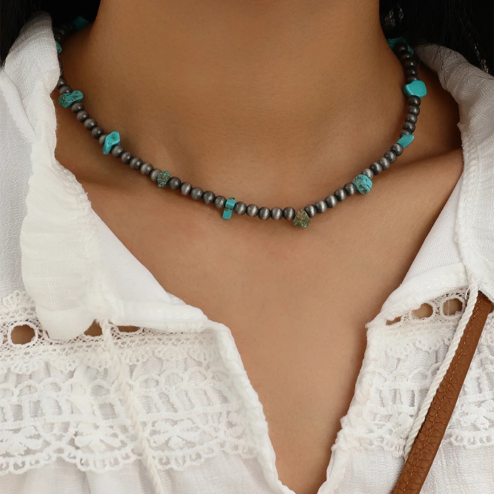 Men Bohemian Ethnic Beaded Nec - Fashion Ethnic Wear For Men 评论和价格