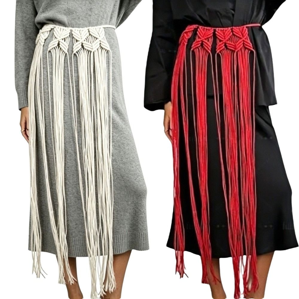 Fashion Bohemian Netted Fringe - Ethnic Fashion Designers 评论和价格