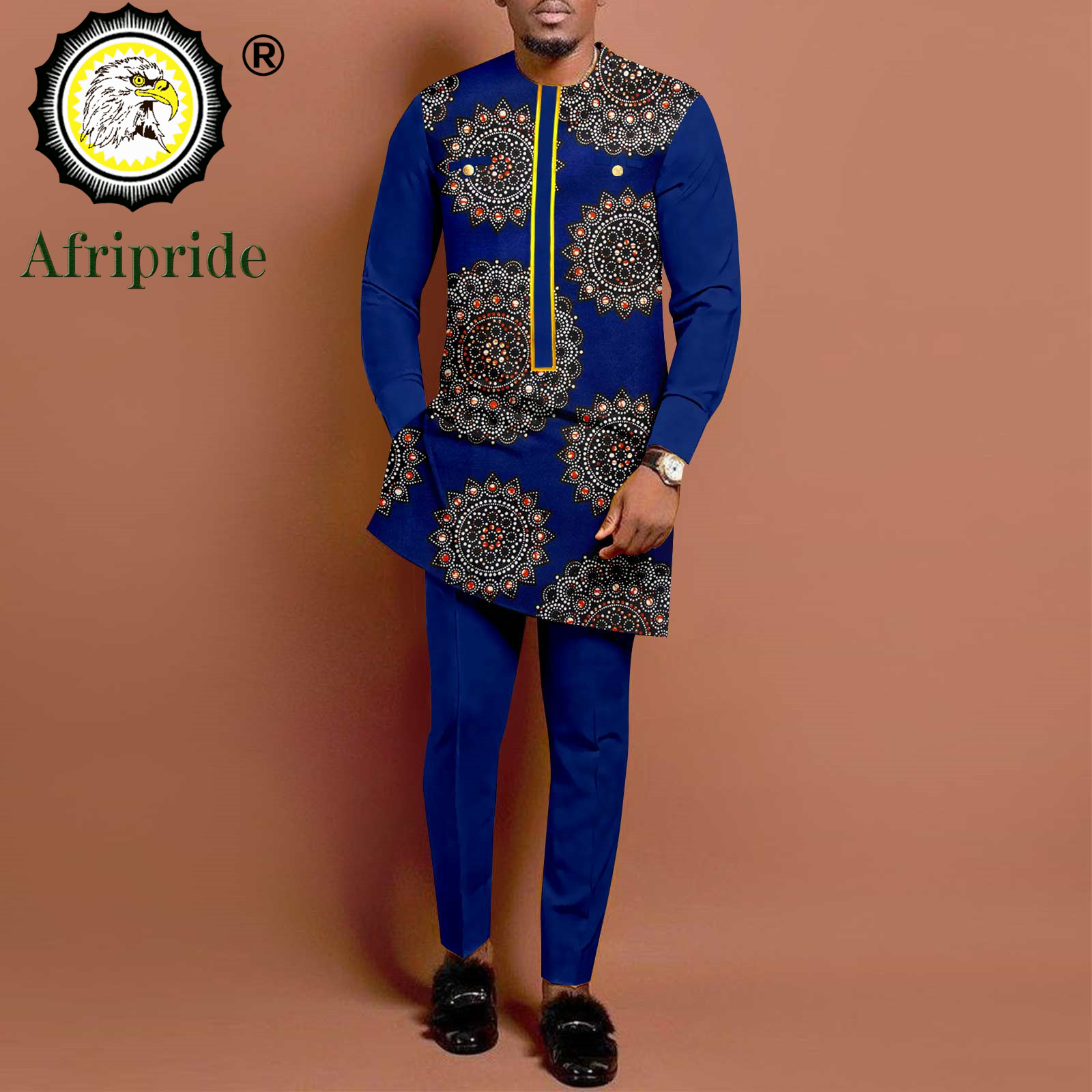 African Suits for Men Long Sle - Dashiki Shirt Men 评论和价格