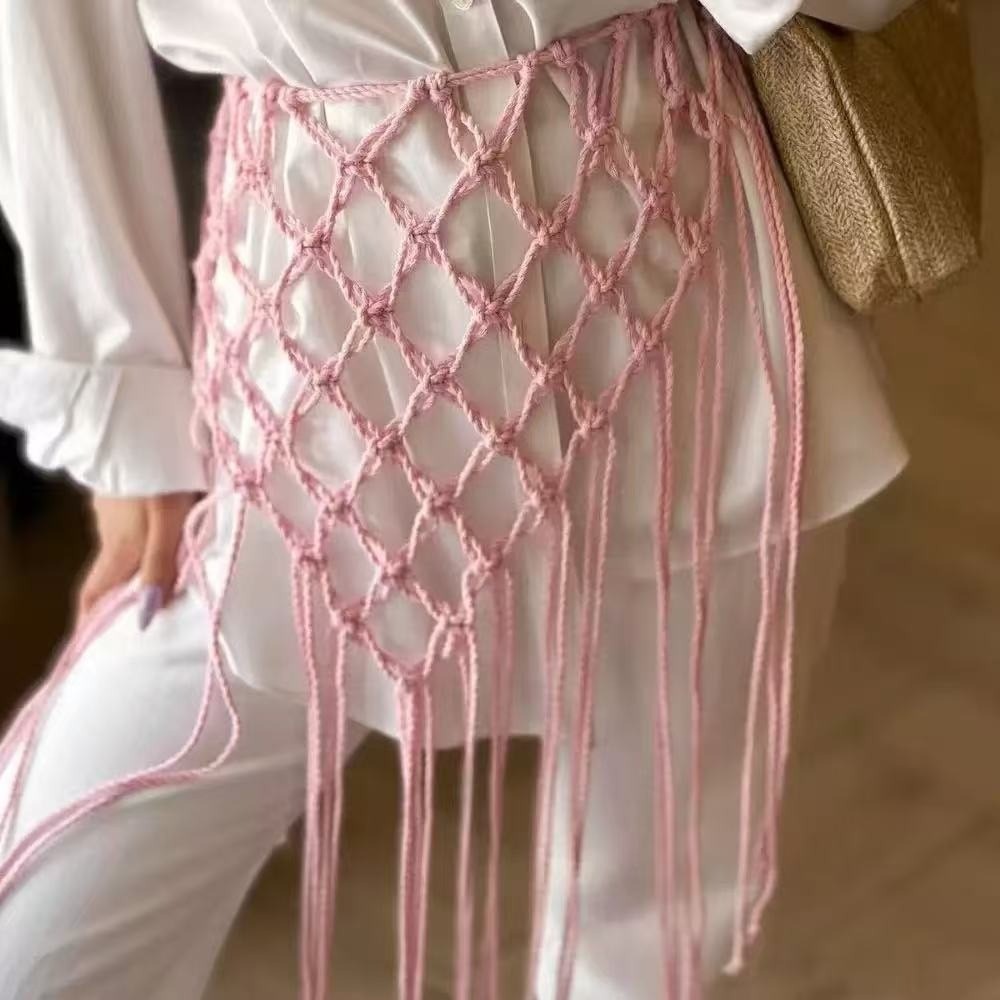 Fashion Bohemian Netted Fringe - Ethnic Fashion Designers 评论和价格