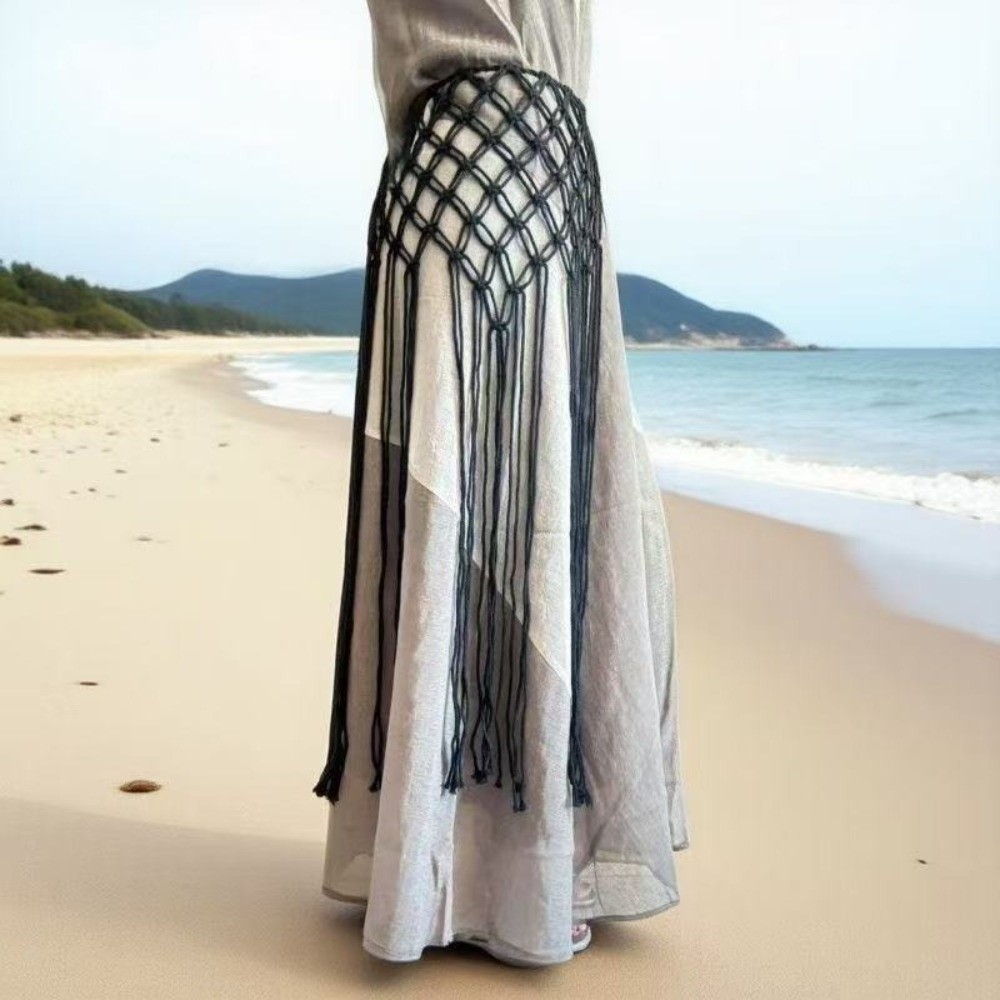 Fashion Bohemian Netted Fringe - Ethnic Fashion Designers 评论和价格