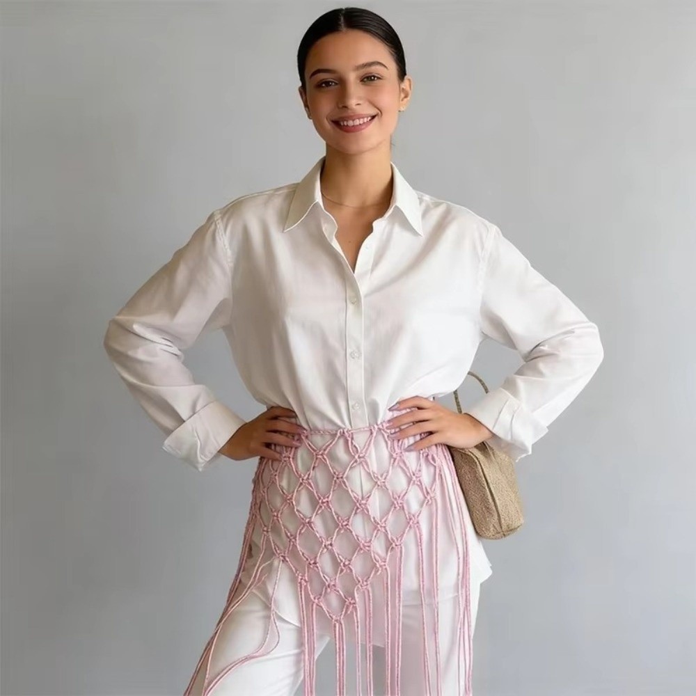 Fashion Bohemian Netted Fringe - Ethnic Fashion Designers 评论和价格