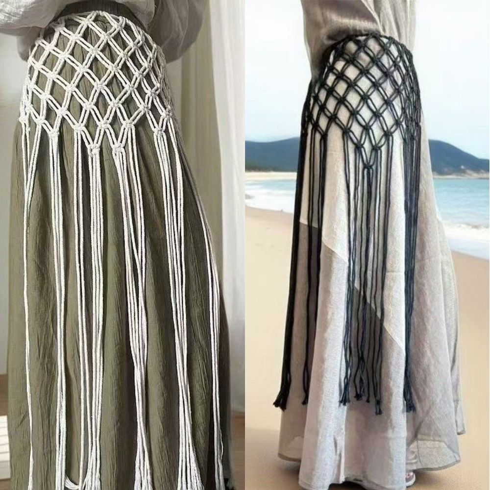 Fashion Bohemian Netted Fringe - Ethnic Fashion Designers 评论和价格