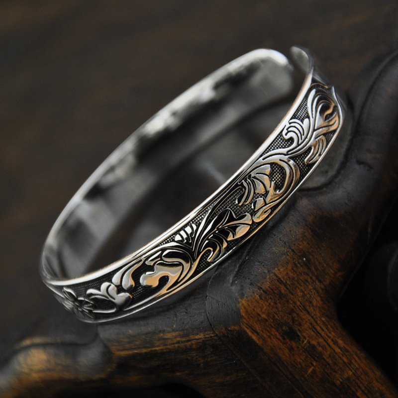 925 Sterling Silver Women's Cl - Ethnic Fashion Wear 评论和价格