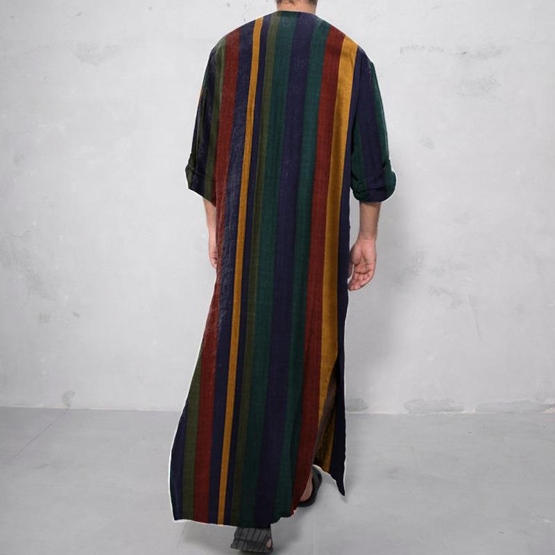 Printed Long Mens Shirt with a - Fashion Ethnic Wear For Men 评论和价格