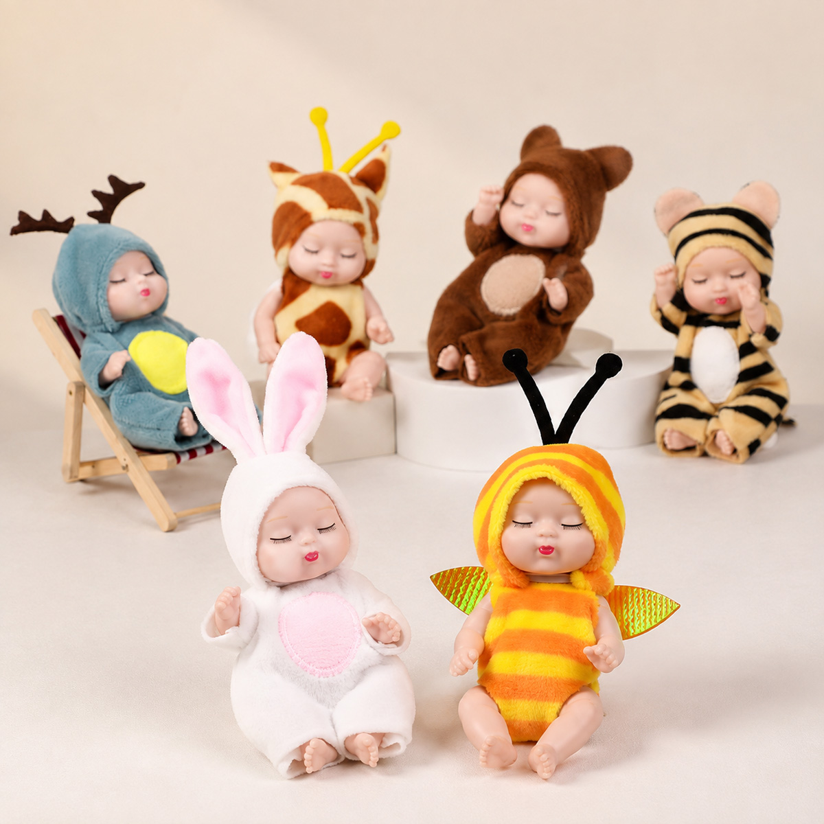 1/6PCS Cute Animal Costume Bab - Ethnic Fashion Designers 评论和价格