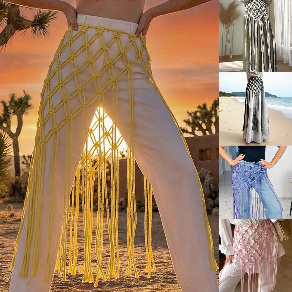 High-end Bohemian Netted Fring - Ethnic Fashion Designers 评论和价格